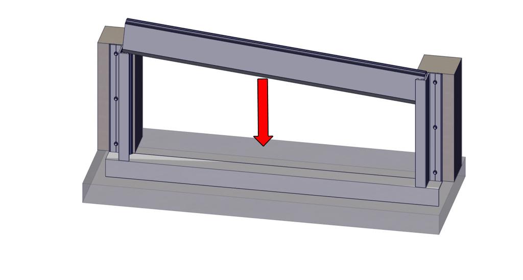Level plank and slide down to sill/gasket sealing surface. e.