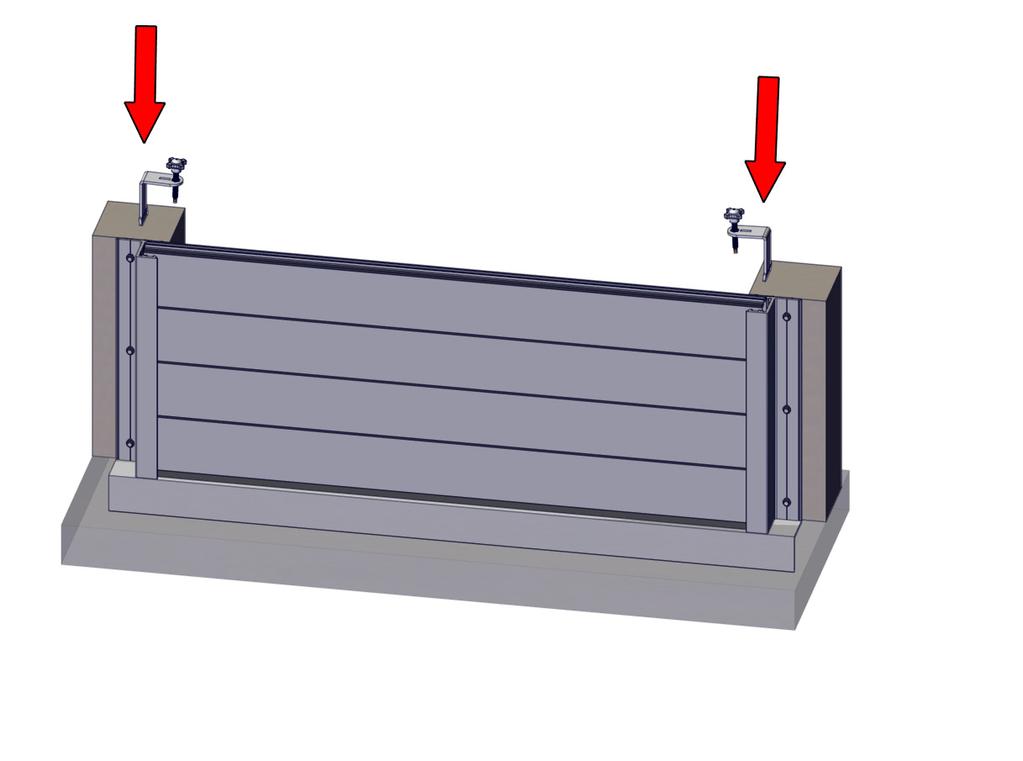 NOTICE Use of supplied Plank Latch Lock is optional,