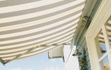 Fabrics and frame colours Fabrics attractive, brilliant long-lasting colours For an attractive awning you need a high-quality fabric. The colours by weinor collections provide a wide selection.