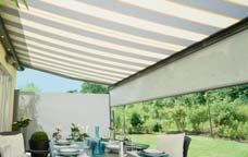 Fabrics and frame colours Fabrics attractive, brilliant long-lasting colours For an attractive awning you need a high-quality fabric. The colours by weinor collections provide a wide selection.