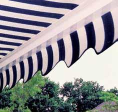 Choose from plain colours, block stripes and special designs to give your awning a personal touch and create the perfect look for your