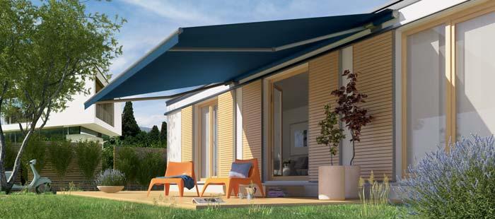 weinor Livona: puristic and innovative the open awning that creates atmospheric textile living The weinor Livona open awning shows more fabric than ever.