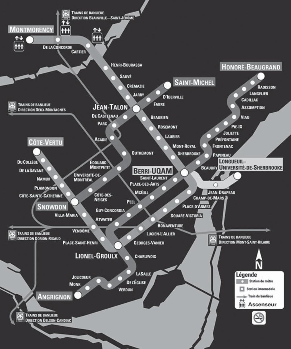 Montréal METRO Map Convention