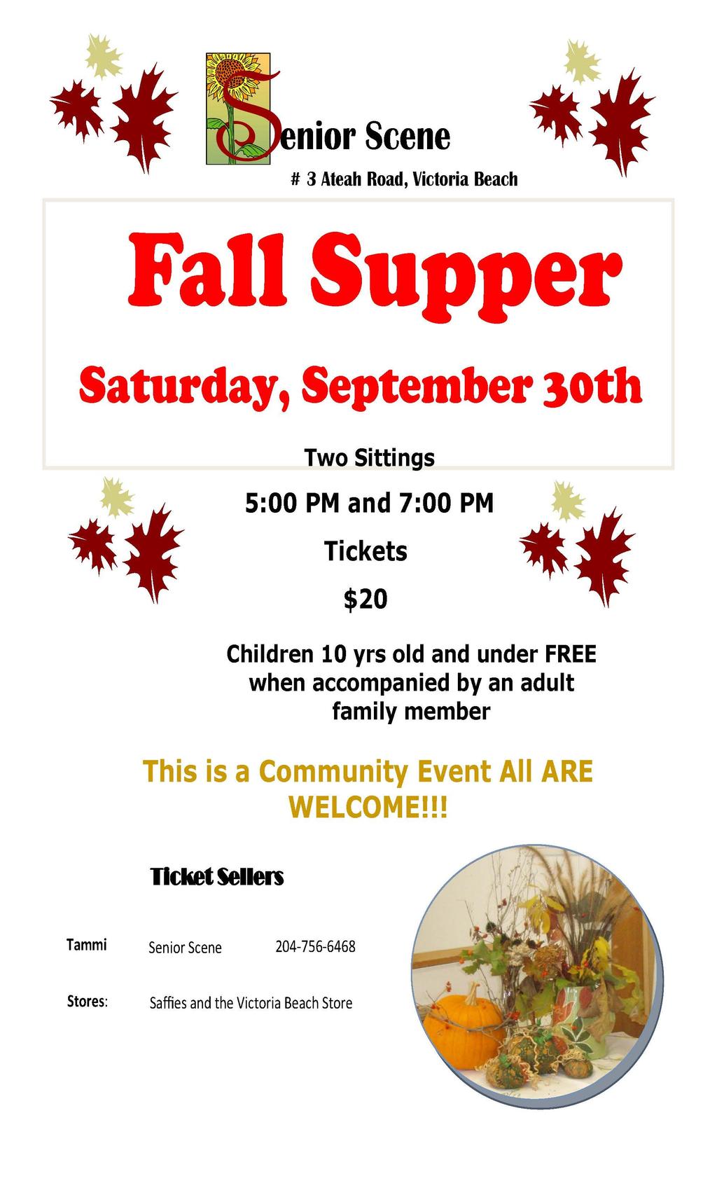 Fall Supper Tickets