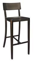 ABBY Stacking Barstool# E172 25 in Glossy