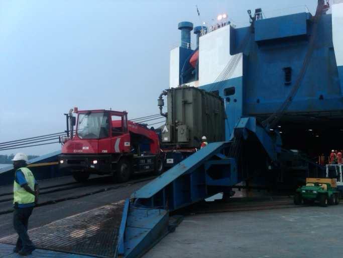 85 M/Ton Transformer from Jakarta to Port Klang October, 2011.