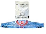 Ambu Res-cue Key CPR face shield w/ one-way valve, 1 pair vinyl gloves in black smooth nylon pouch on keychain M5107 1 set