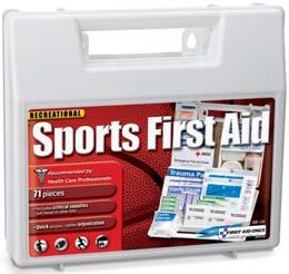 medications. FAO-182 18-piece Golf First Aid Kit Key first aid items for the links.