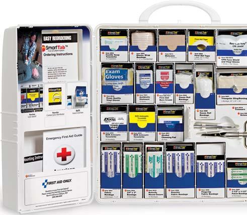 SmartCompliance Program Workplace First Aid Cabinet ANSI/ISEA (Z308.1 2009) & OSHA (1910.
