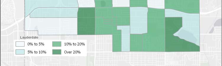SOURCE: 2016 AMERICAN COMMUNITY SURVEY (5 YEAR ESTIMATES) As with household income (FIGURE 3 4), looking at poverty in Roseville through the racial equity lens tells a more nuanced story.