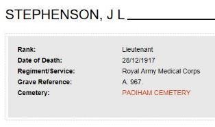 his death from pneumonia. There are no details of his service and it is not known whether his death was related to his service.
