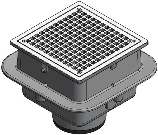 9110 8" Square A.R.E. Floor Sink - 6" Deep Sump Depth 9110-1-24-3TY 85 Nickel Bronze A.R.E. Cast Iron Stainless Steel 2,3,4" $ 1999.00 $ 1575.00 $ 3025.00 Free Area (Sq.In.) 19.2 21.6 19.