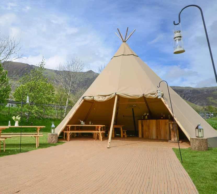 Chill Out Tipi (inc. Matting & Controllable LED Lighting) The perfect place to catch up and relax with friends. Ideal for a bar, chill out or extra space with a Giant Tipi.