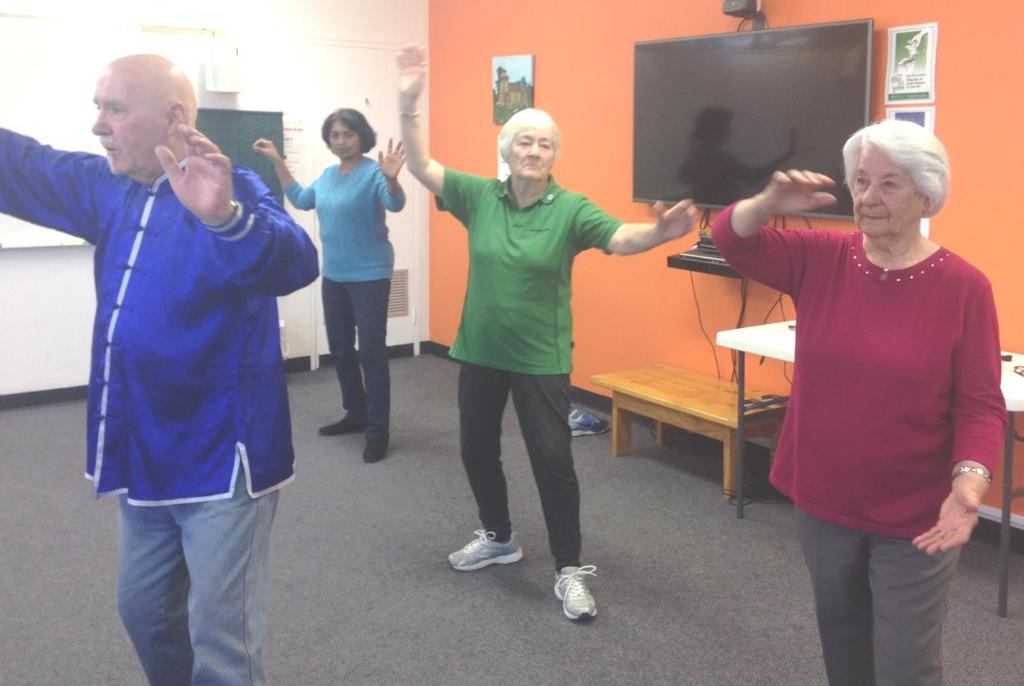 .. A gentle and friendly hour of Tai Chi to assist balance and posture. Working within your own physical ability, this calm form of movement is suitable for everyone.