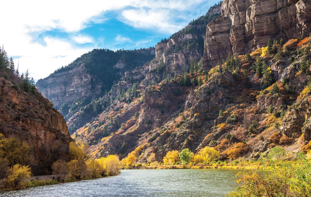 GLENWOOD SPRINGS A few hours west of Denver, Glenwood Springs is best Glenwood Hot Springs known its natural hot springs, with summer bringing You can t come to Glenwood Springs without taking a