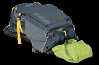 carry system with straps, quick-release buckles and