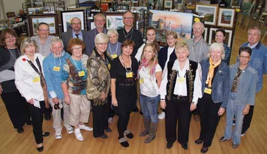 Members of the Orangeville Art Group held their 43 rd annual art show on Oct.