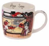 mugs feature humorous animal illustrations Ergonomic handle Made in the UK Fine bone china Great gift idea