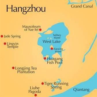 Location Map Fuchun Resort is