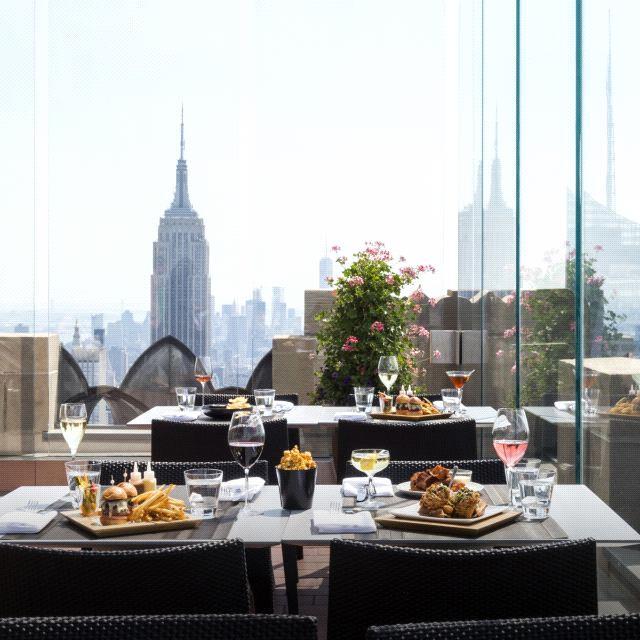 Photo courtesy of OpenTable Location: 30 Rockefeller Plaza, 65th Floor, Located in: Rainbow Room Hours: Monday-Friday 5PM 12AM Saturday Closed Sunday 4 9PM