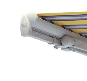 THE FAMILY SYSTEM FAMILY hinged-arm awnings offer the ideal shading solution for