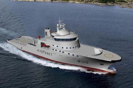 LNG fuelled ships on order 3 different small ferries 3 coast guard vessels Gas and diesel