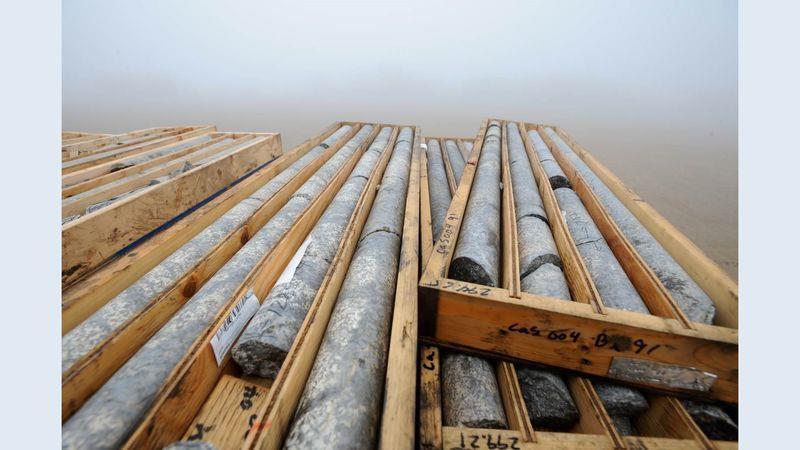 Drill core from the Casino copper-gold project Almost 7% of world copper production was offline at one point last year with overlapping strike action at Escondida in Chile, protests at Peru's Las