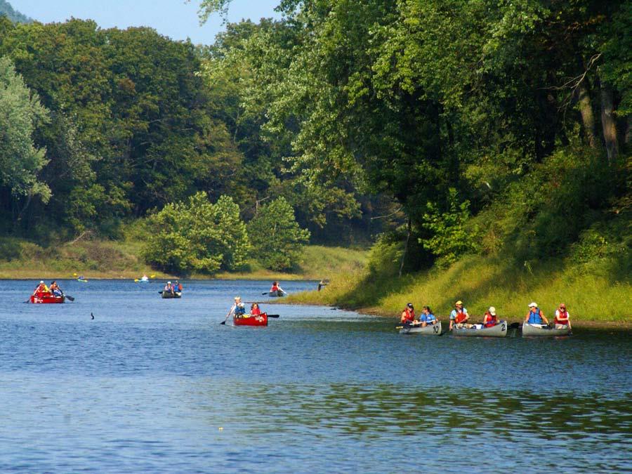 Canoing on the Delaware River, NPS photo Economic Impact, Significance, and Values of Delaware Water Gap National