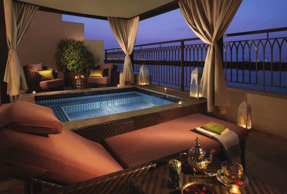 Deluxe Balcony and Deluxe Mangroves Balcony Rooms Discover a perfect harmony of elegance and comfort while enjoying panoramic views over the mangroves or the city of Abu Dhabi.