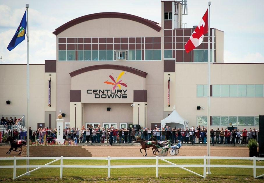 CALGARY, ALBERTA, CANADA Century Casino Calgary and Century Downs Racetrack and Casino are located in the Calgary metropolitan