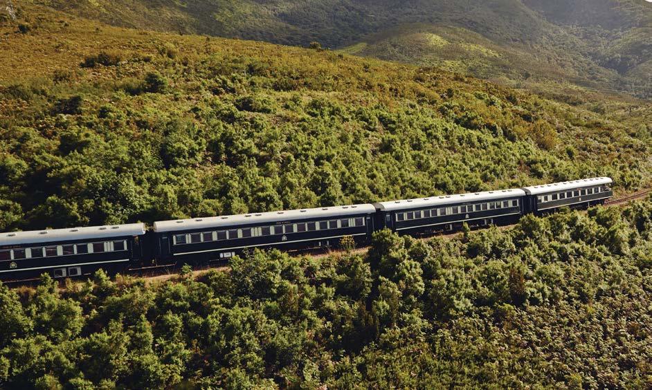 Zimbabwe with a variety of off-train excursions.
