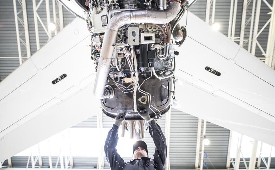 Falcon Customer Support : acquisition of ExecuJet s and TAG Aviation s maintenance activities Develop a high-quality customer support network, and increase our market share in Falcon maintenance