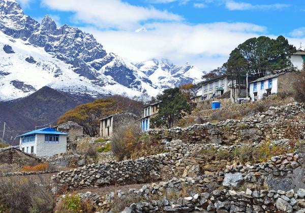 Namche Bazaar is the gateway to the Himalayas and a famous trading place.