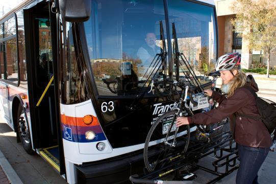 To further encourage bicycle-transit connections, the FLEX features Bike-n-Ride shelters (secure bicycle parking facilities) at the South Transit Center in Ft Collins, 8 th