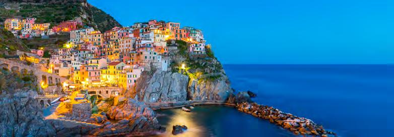Sunday July 14th Florence & Cinque Terre Breakfast at the hotel. Enjoy a day dedicated to the discovery of one of the most beautiful and picturesque landscapes in the world.
