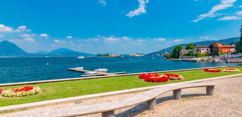 On the borders of Piedmont, Lombardy and Switzerland, Lake Maggiore, also known as Verbano is the second largest Italian lake.