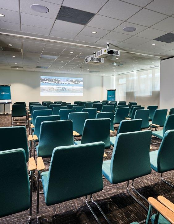 Meeting Rooms 1 & 2 These large meeting rooms offer superior technology to support your meeting. Overlooking our lake, they provide a spacious environment that s ideal for large company meetings.