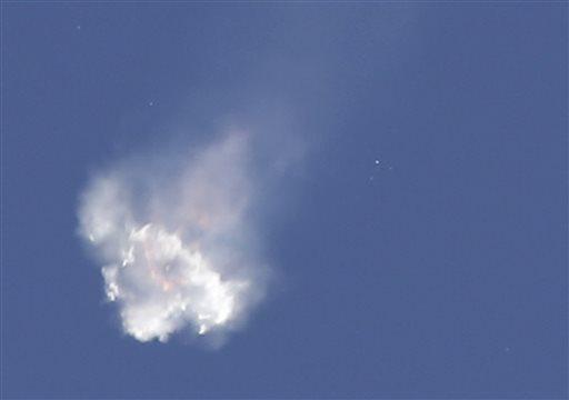 SpaceX rocket destroyed on way to space station, cargo lost (Update) 28 June 2015, bymarcia Dunn till October and still plan to send three more crewmembers up in a late July launch.