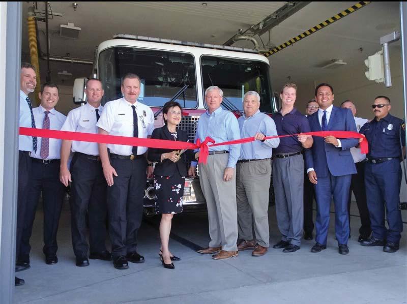 Mayor Goh, Councilmembers Weir, Gonzales and Parlier, as well as many Fire Department staff and community members attended the event.
