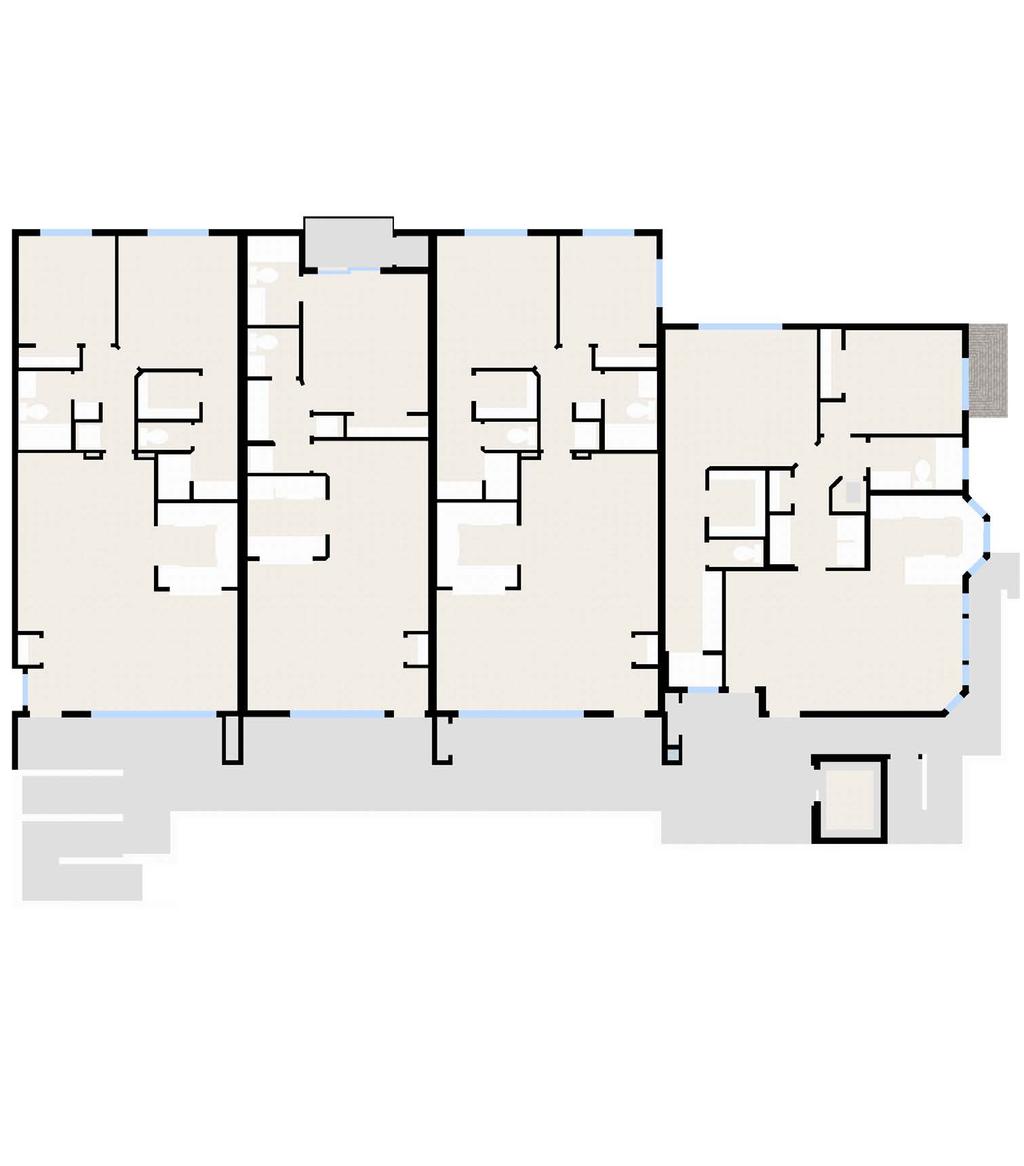 2nd Level Floor Plan (Units 2 5) Page 11 SECOND LEVEL FLOOR PLAN (UNITS 2 5) Balcony Kitchen Kitchen Kitchen Kitchen Unit 5 (2 BR) approx.