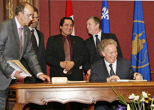 December 5, 2007: Signing of the Agreement in Principle for the establishment of the Nunavik Regional Government