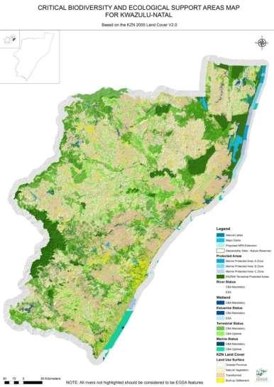 KwaZulu-Natal Updated various spatial coverage