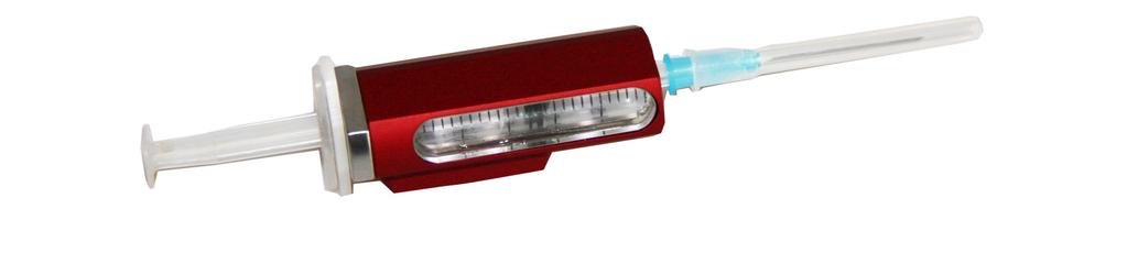 SYRINGE SHIELD W/ LIGHT New generation of personal protection for syringes Hoy syringe protection is now available with light in the window.