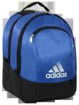 00(a) ADIDAS SPORT ACCESSORIES Q06314 Q06316 Collegiate Navy Q06412 Cobalt The Striker Team Backpack has three FreshPakTM separate and ventilated compartments