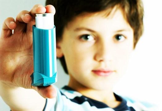 My child has asthma If your child has asthma, he or she may have an inhaler and a spacer. Please bring the inhaler into school (only the blue one not the brown one, if your child has one).