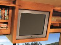 ENTERTAINMENT CENTER features a 24" TV and available