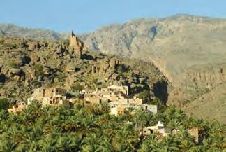 10km 15min Village and palm grove of Misfat al Abriyeen 30min-2h The old