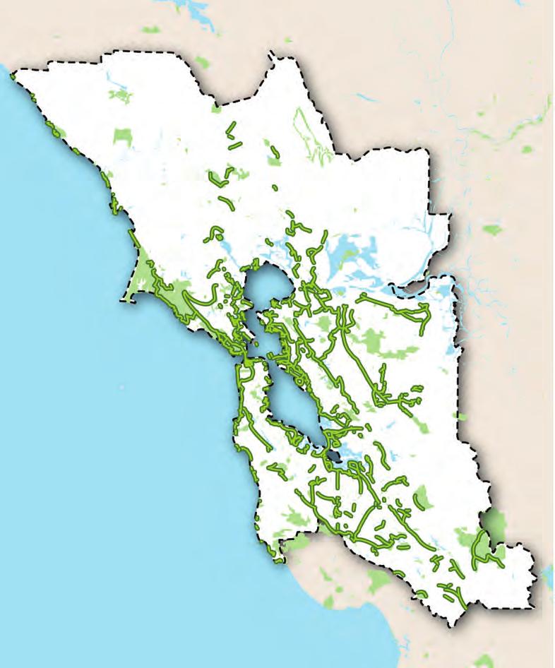 BAY AREA TRAILS COLLABORATIVE SAN FRANCISCO BAY AREA The Bay Area Trails Collaborative comprising more than 40 nonprofits, public agencies and private entities envisions a cohesive network that will