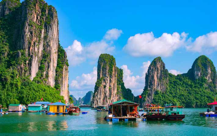 A floating village in Halong Bay Obstetrics and Gynaecology in Vietnam 25 March 3 April 2018 With