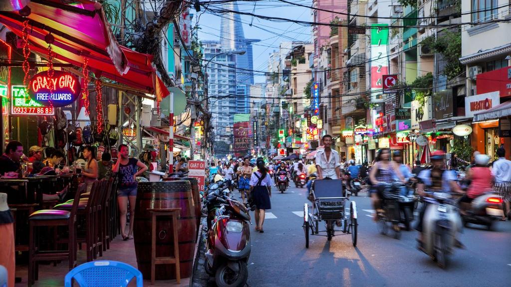 The next stop is Ho Chi Minh City where the infamous Cu Chi Tunnels and superb street food await you. Then head along the Mekong River to the floating markets and quaint villages of Can Tho.
